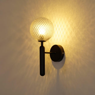 Lustra Applique Murale à Brancher Globe en Verre Style Nordique