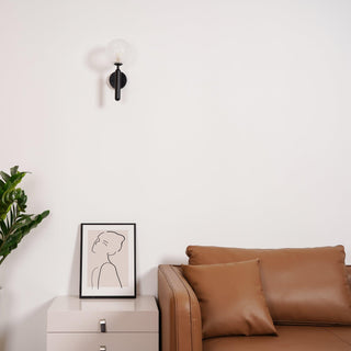 Lustra Applique Murale à Brancher Globe en Verre Style Nordique