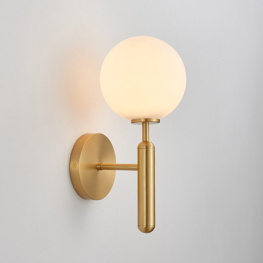 Selesa Applique Murale à Brancher Globe en Verre Style Nordique