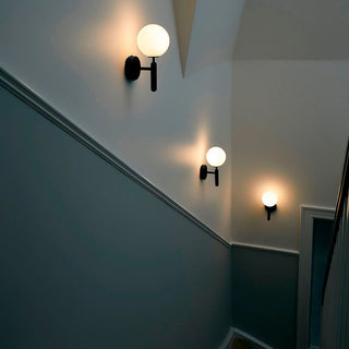 Lustra Applique Murale à Brancher Globe en Verre Style Nordique