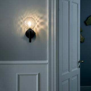 Ilirila Applique Murale Moderne Minimaliste en Laiton et Verre-Luire