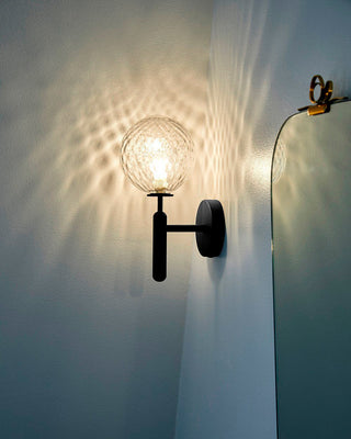 Lustra Applique Murale à Brancher Globe en Verre Style Nordique