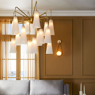 Avtheira Lustre Verre Luxe Postmoderne