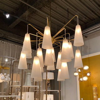 Avtheira Lustre Verre Luxe Postmoderne