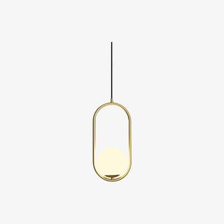 Ellipse Suspension Contemporaine en Laiton