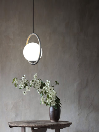 Ellipse Suspension Contemporaine en Laiton