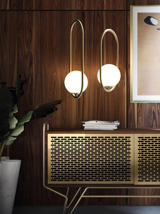 Orb Suspension Moderne en Laiton
