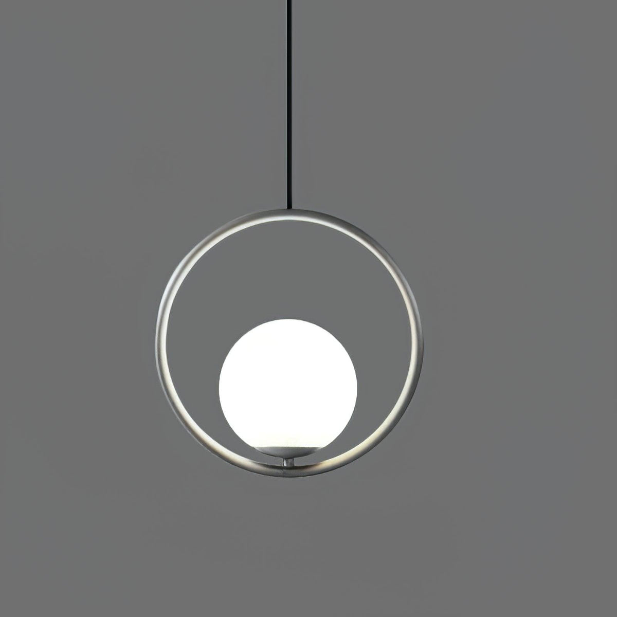 Ellipse Suspension Contemporaine en Laiton