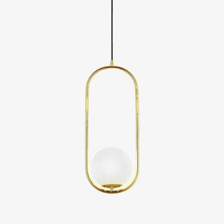 Ellipse Suspension Contemporaine en Laiton