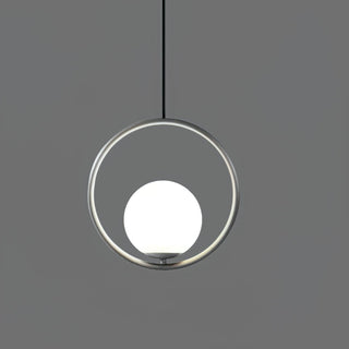Ellipse Suspension Contemporaine en Laiton