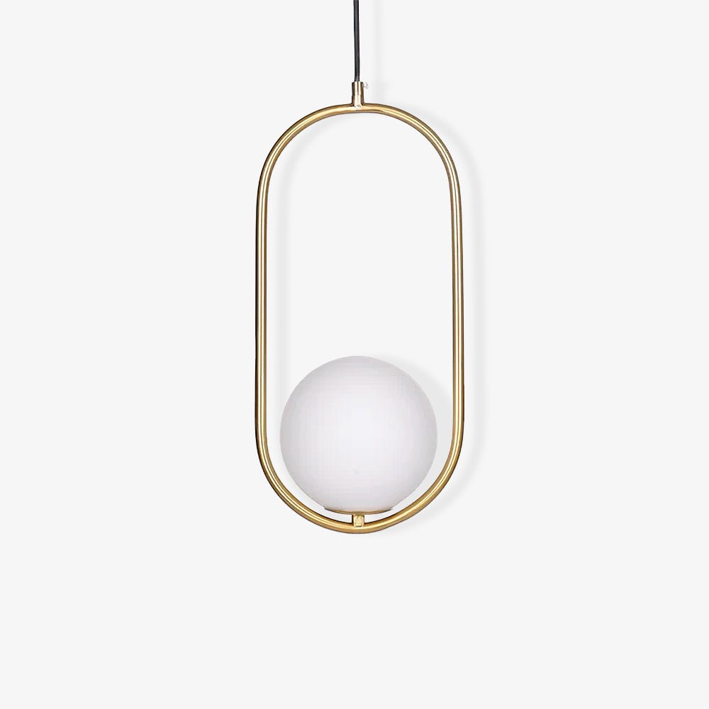Iselira Suspension Anneau Moderne en Laiton