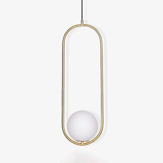 Lustra Suspension Anneau Moderne en Laiton
