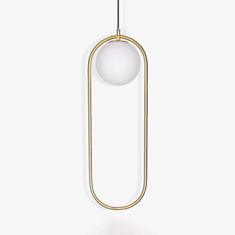 Iselira Suspension Anneau Moderne en Laiton