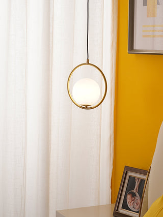 Lustra Suspension Anneau Moderne en Laiton