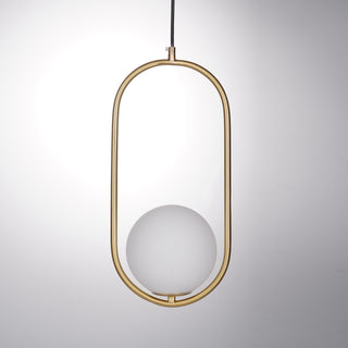 Lustra Suspension Anneau Moderne en Laiton