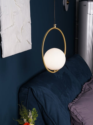 Lustra Suspension Anneau Moderne en Laiton
