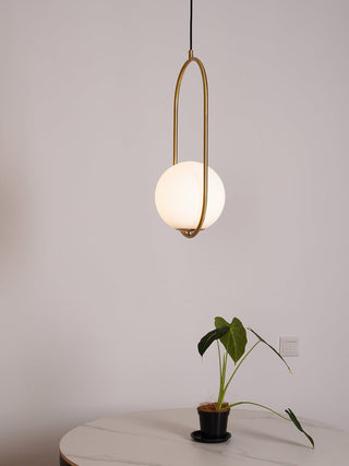 Lustra Suspension Anneau Moderne en Laiton