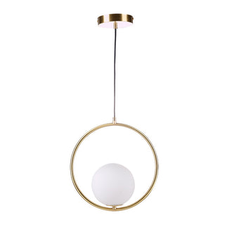 Lustra Suspension Anneau Moderne en Laiton