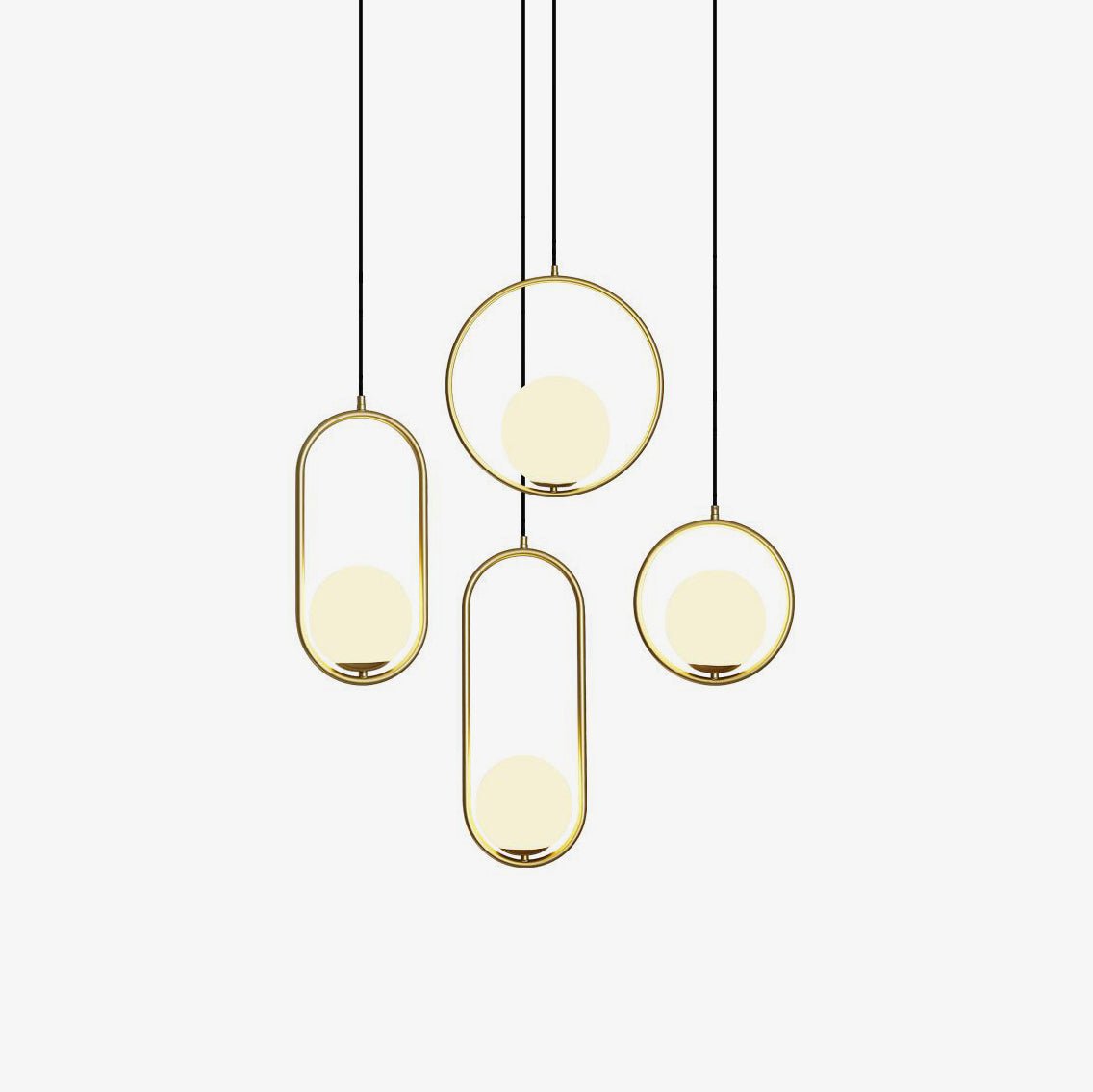 Iselira Suspension Anneau Moderne en Laiton