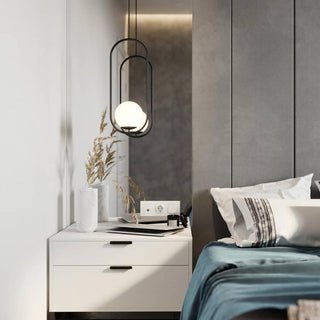 Lustra Suspension Anneau Moderne en Laiton