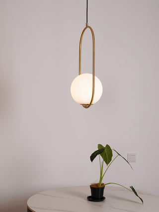 Lustra Suspension Anneau Moderne en Laiton