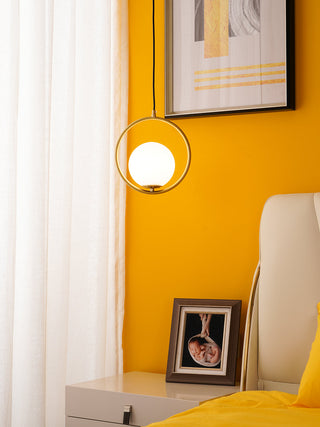 Lustra Suspension Anneau Moderne en Laiton
