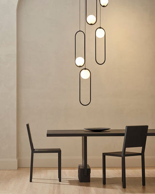 Lustra Suspension Anneau Moderne en Laiton