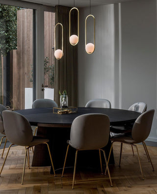 Lustra Suspension Anneau Moderne en Laiton