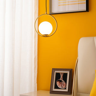 Lustra Suspension Anneau Moderne en Laiton