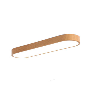 Eliriel Lampe Plafonnier Ronde Minimaliste en Bois-Luire