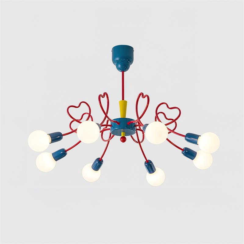 Chandelier Heart-Shaped Playful-Neutral Decor