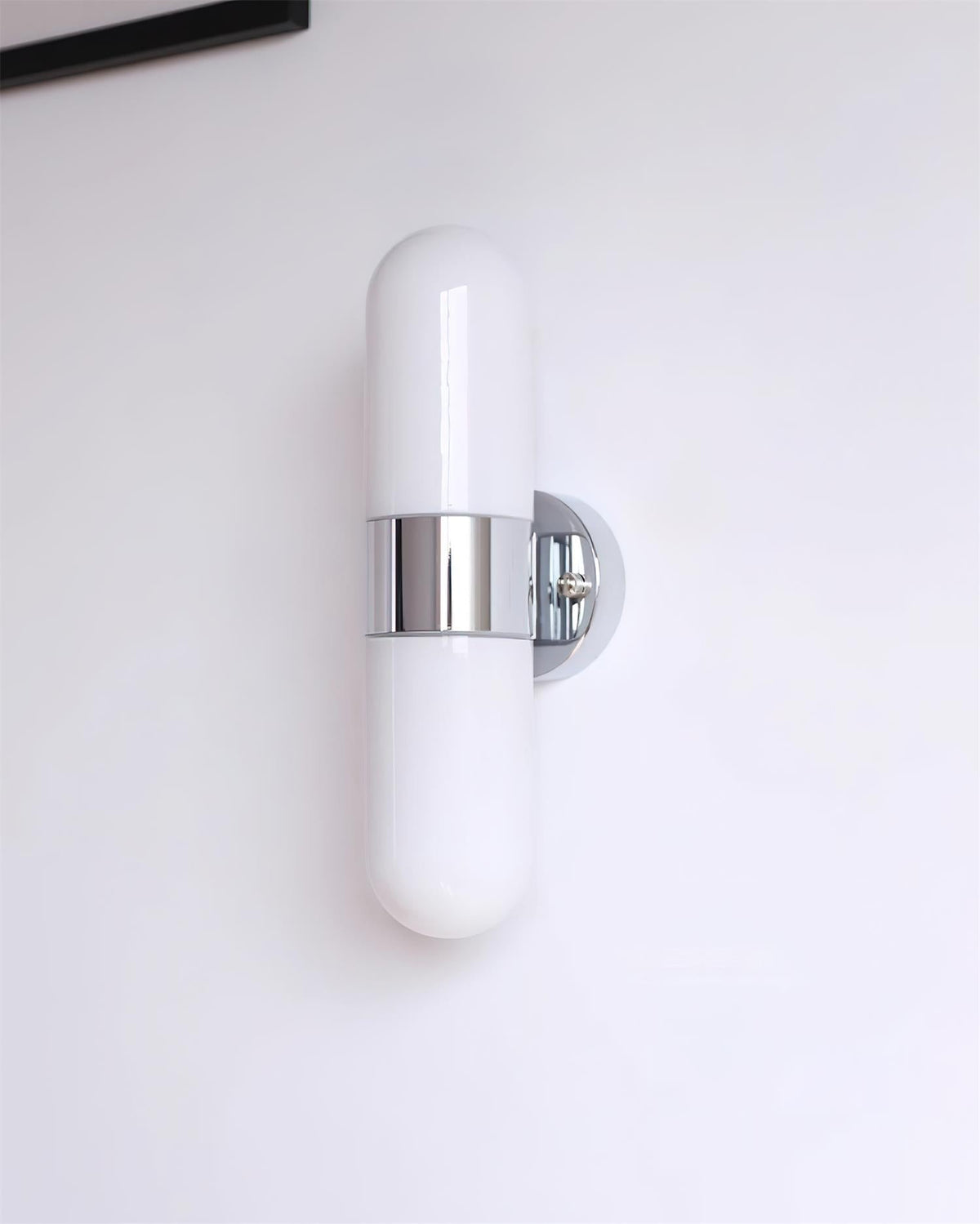 Wall Lamp Metal Glass Modern Minimalist Vertical Sconce for Bedroom-Neutral Decor