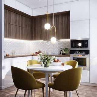 Lustra Suspension Anneau Moderne en Laiton