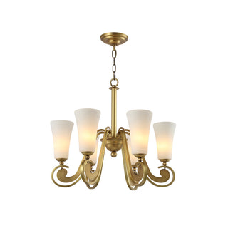 Ilsolen Lustre Laiton Verre Luxe Postmoderne