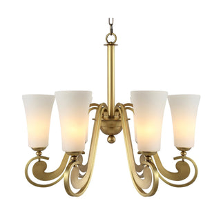 Ilsolen Lustre Laiton Verre Luxe Postmoderne