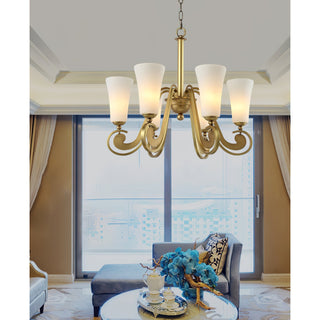 Ilsolen Lustre Laiton Verre Luxe Postmoderne