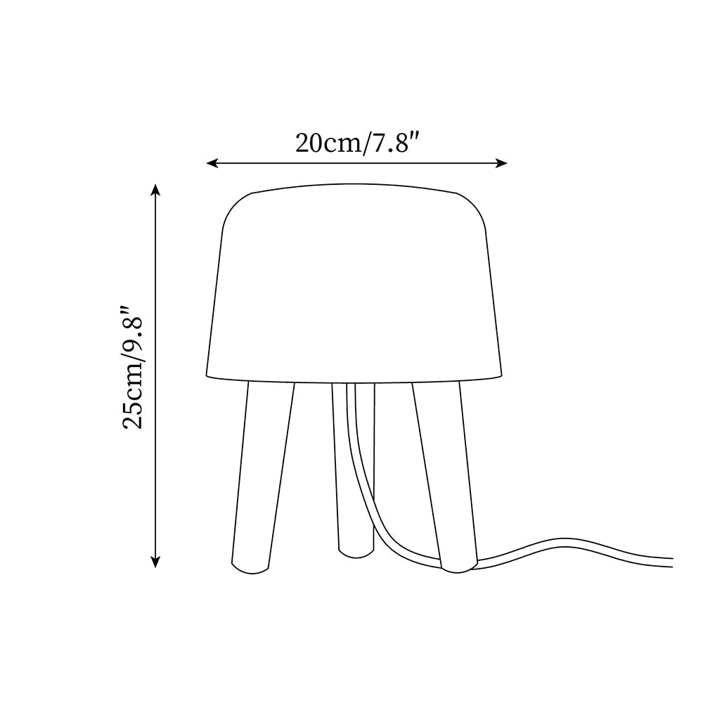 Velanaine Lampe de Table
