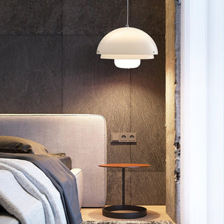 Cuthean Lampe Suspension Verre Blanc Laitier