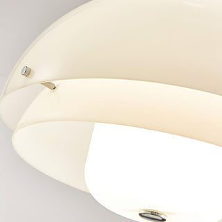 Cuthean Lampe Suspension Verre Blanc Laitier