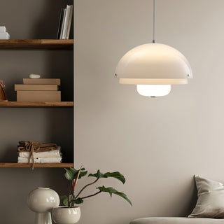 Cuthean Lampe Suspension Verre Blanc Laitier