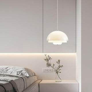 Cuthean Lampe Suspension Verre Blanc Laitier
