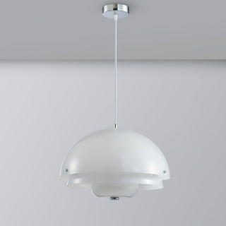Cuthean Lampe Suspension Verre Blanc Laitier