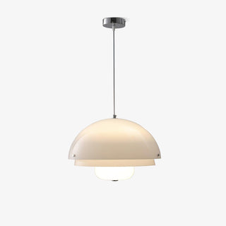 Cuthean Lampe Suspension Verre Blanc Laitier