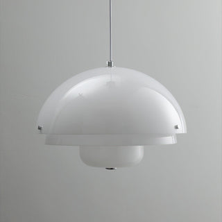 Cuthean Lampe Suspension Verre Blanc Laitier