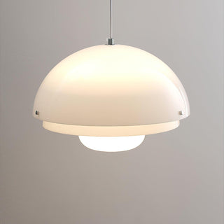 Cuthean Lampe Suspension Verre Blanc Laitier