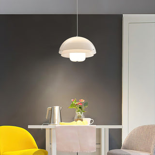 Cuthean Lampe Suspension Verre Blanc Laitier