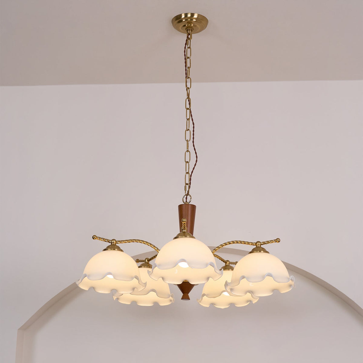 Daisy Vintage Verre Lustre