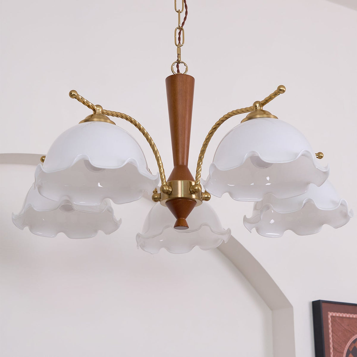 Daisy Vintage Verre Lustre