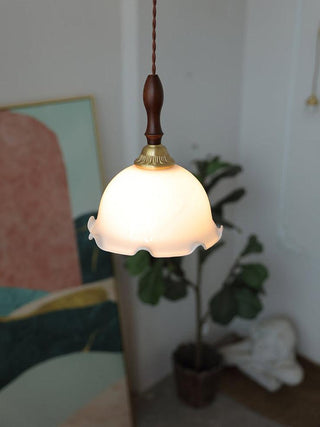 Floria Lampe Suspendue Fleur Laitée