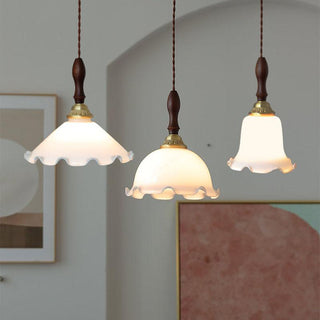 Floria Lampe Suspendue Fleur Laitée